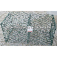 Protección de la caja de gabion recubierto de pvc gabion cesta